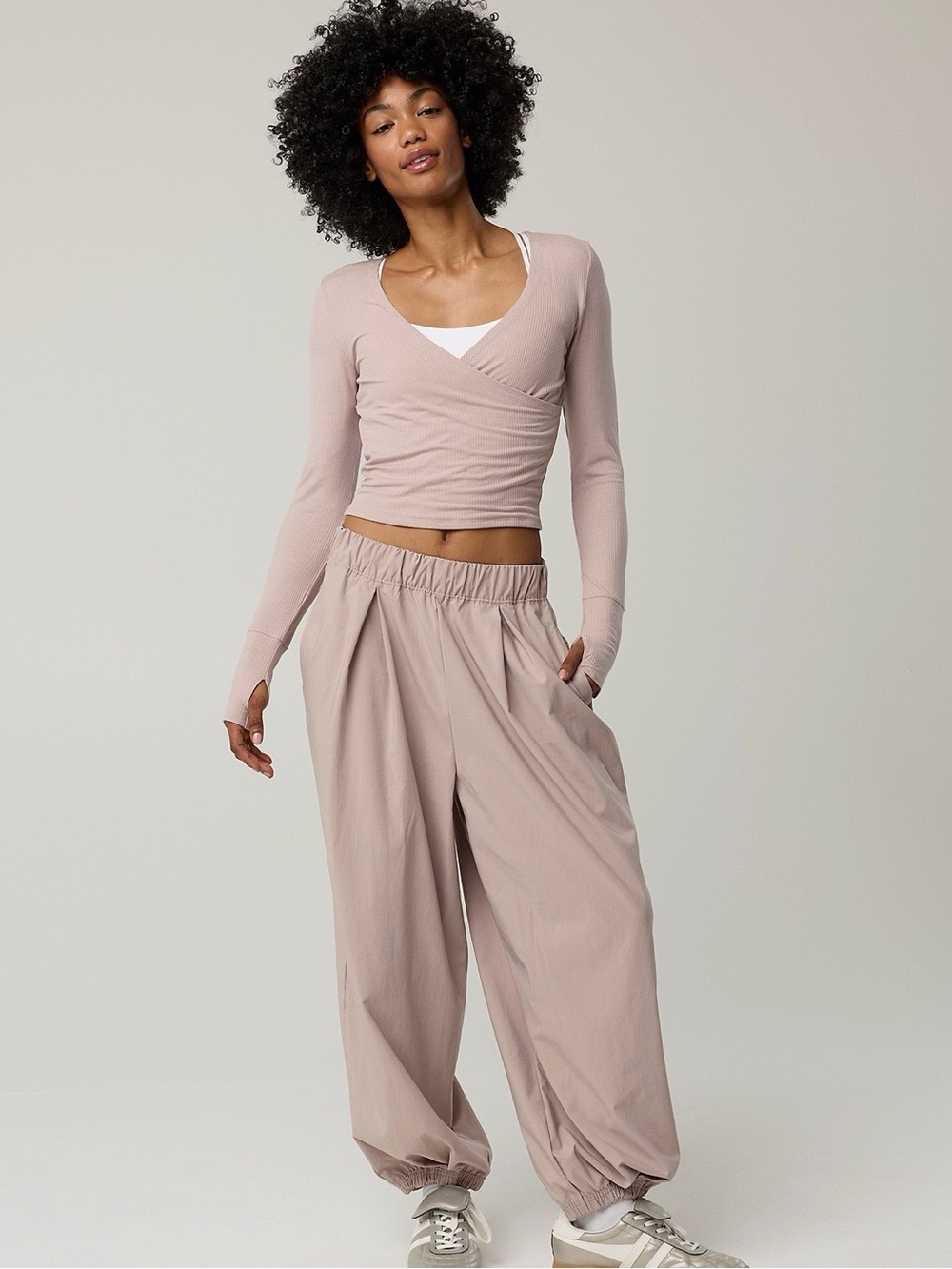 Aerie matching set — Wrap top & Balloon Pants!